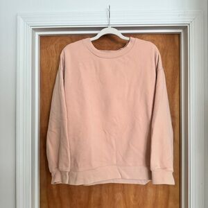 Fabletics Peach/Tan Crewneck Sweatshirt